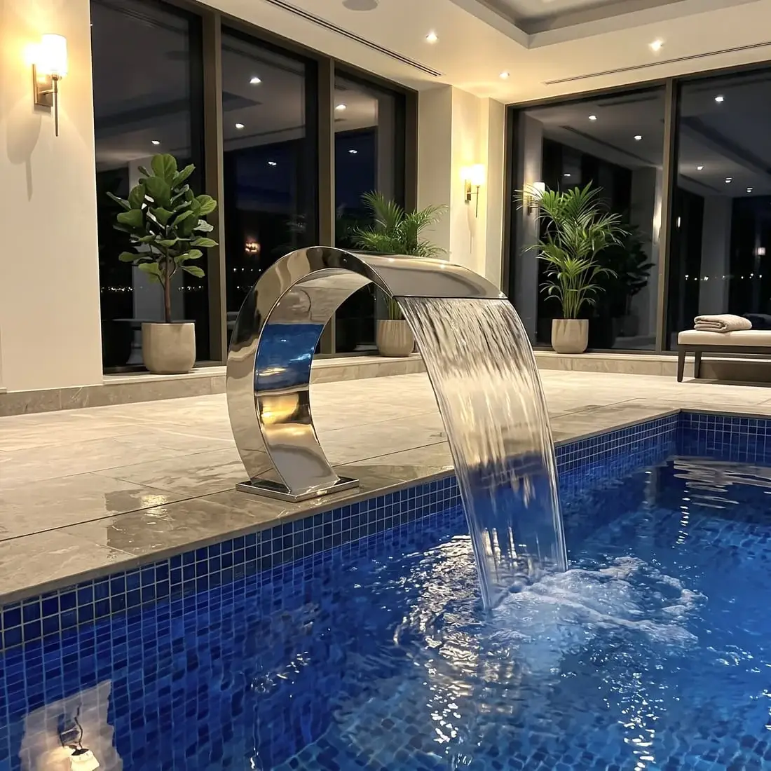 Wodospad Aquaviva Aphrodite AISI 316 (765x500 mm) - Zdjęcie 5