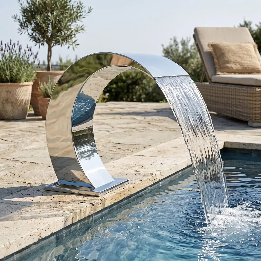 Aquaviva Cobra Waterfall, AISI 316 (480 x 350 mm) - Image 3