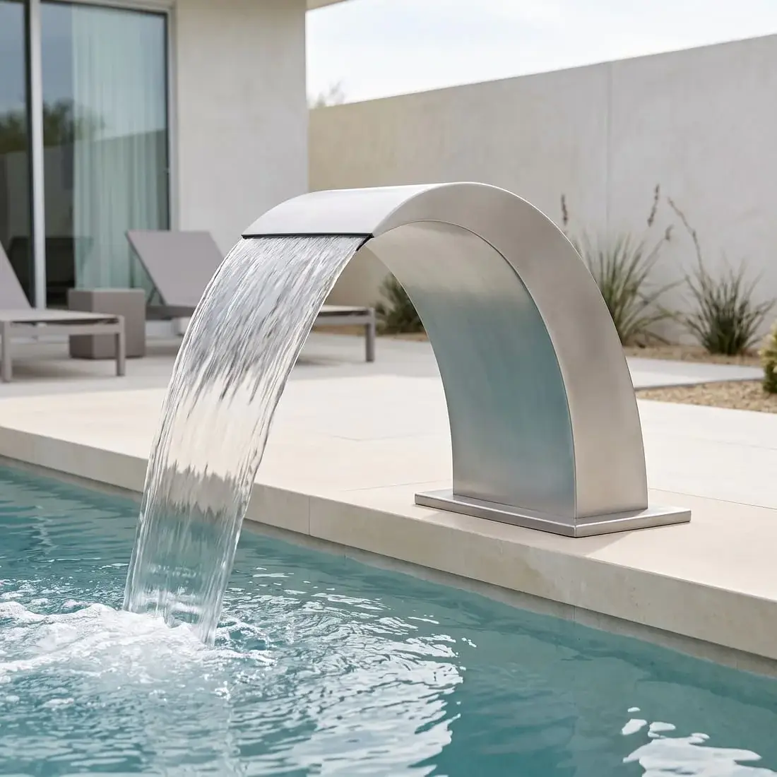 Aquaviva Dolphin AISI 316 Waterfall (650×330 mm) - Image 3