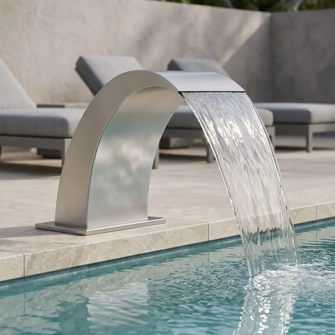 Aquaviva Dolphin AISI 316 Waterfall (650×330 mm) - Image 4