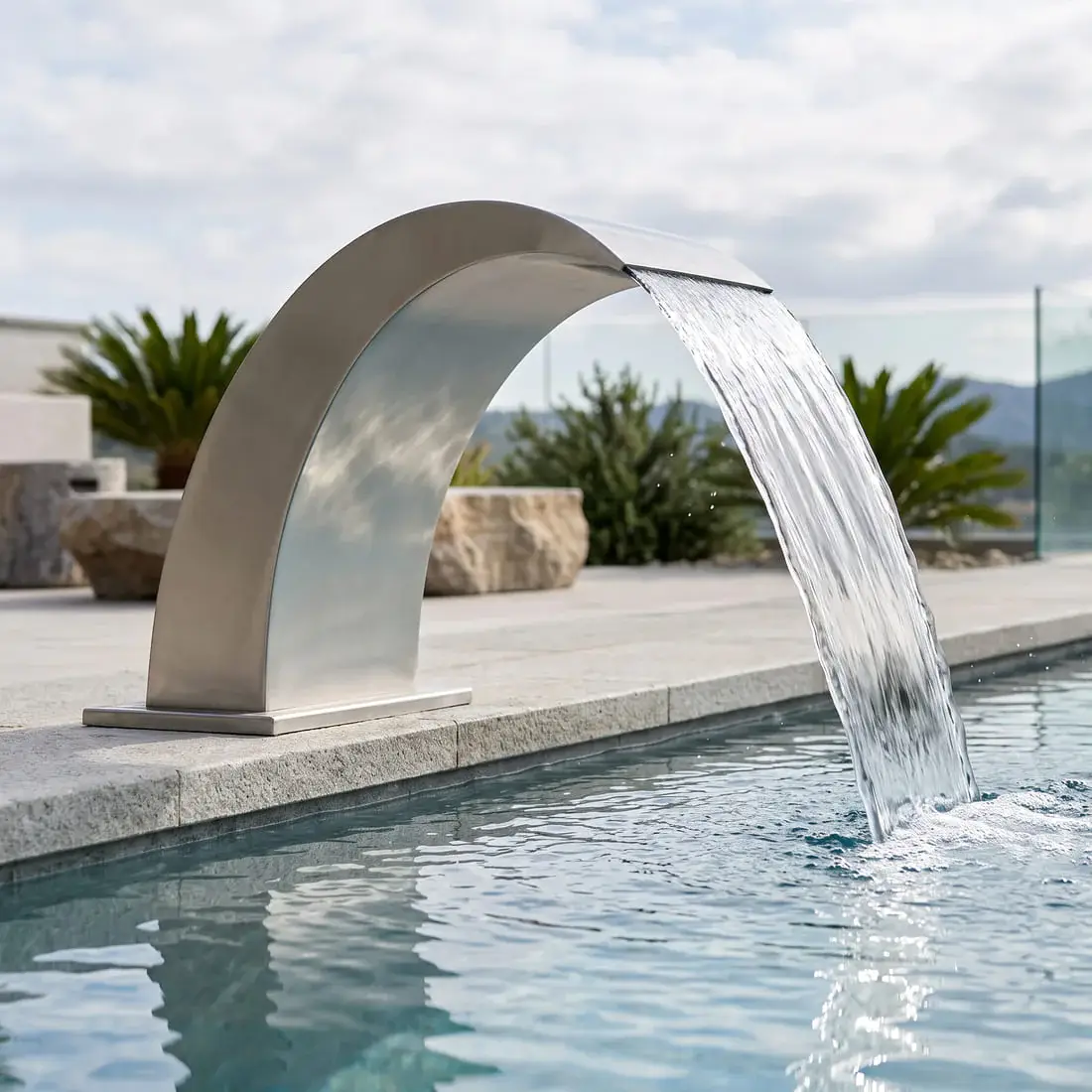 Aquaviva Dolphin AISI 316 Waterfall (650×330 mm) - Image 5