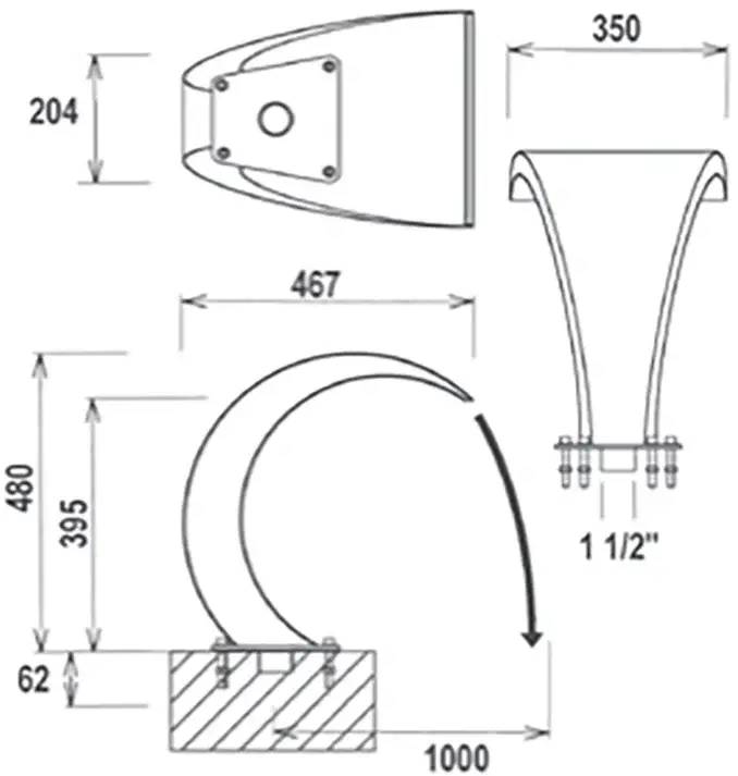 Flexinox Bali Mini Polished Waterfall - Image 3