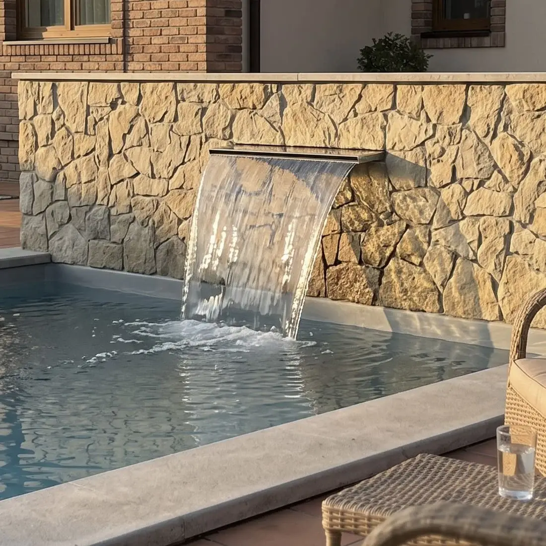 Flexinox Maui Wall Wall Waterfall (500 mm, 20 m³/h, AISI 316L) - Image 6