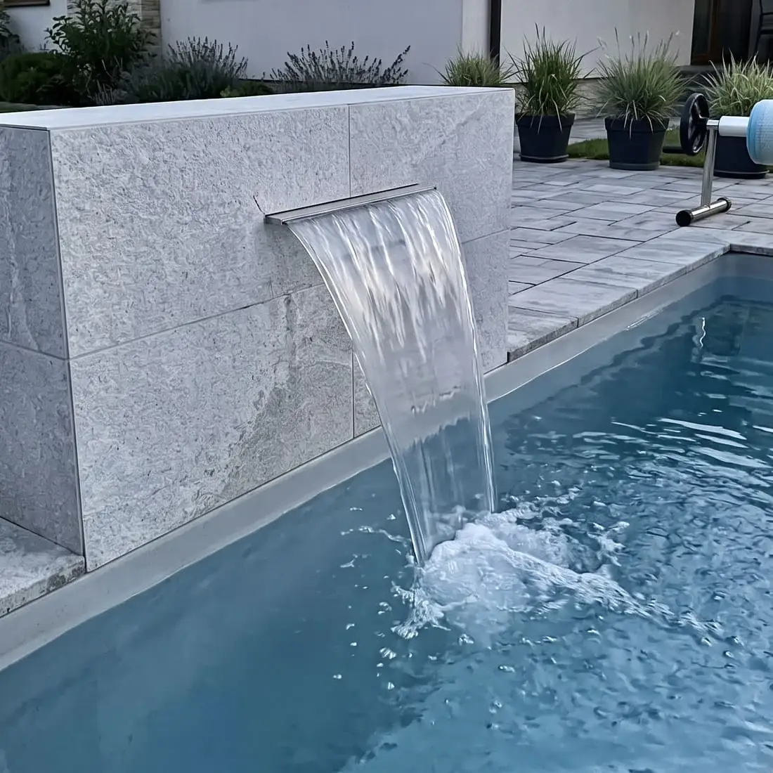 Flexinox Mini Maui Wall Waterfall (500 mm, 20 m³/h, AISI 316L) - Image 5