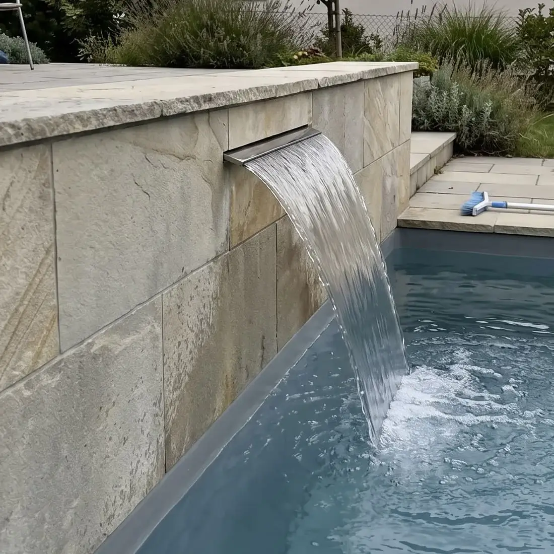 Flexinox Mini Maui Wall Waterfall (500 mm, 20 m³/h, AISI 316L) - Image 9