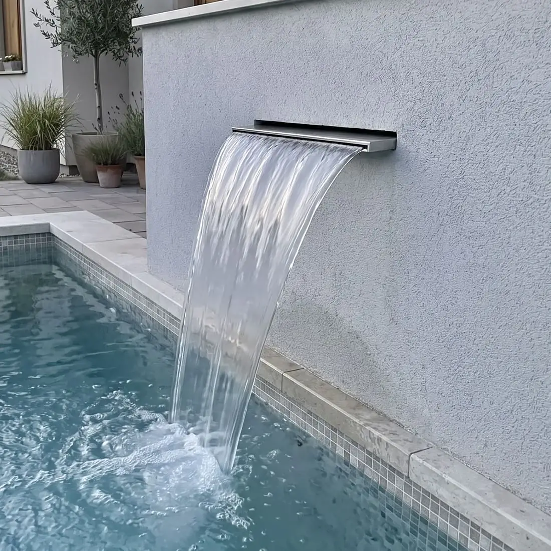 Flexinox Mini Maui Wall Waterfall (500 mm, 20 m³/h, AISI 316L) - Image 10
