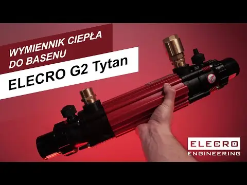 Wymiennik ciepła do basenu Elecro G2 122 kW Tytan - Zdjęcie 3