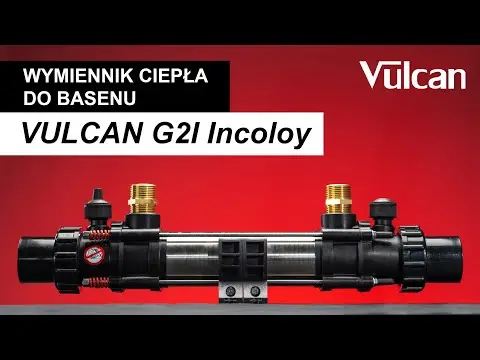 Wymiennik ciepła do basenu Vulcan G2 100 kW Tytan - Zdjęcie 3