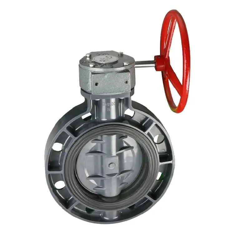Era PVC Wafer Butterfly Valve with Reducer, 200 mm - Image 1